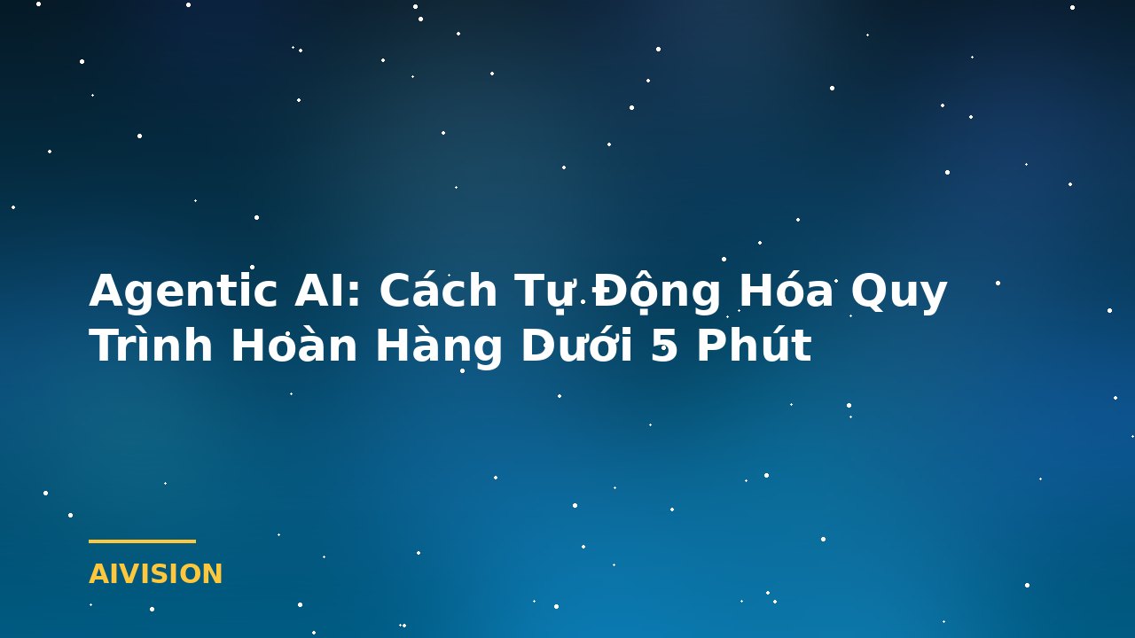 Agentic AI: Cách Tự Động Hóa Quy Trình Hoàn Hàng Dưới 5 Phút