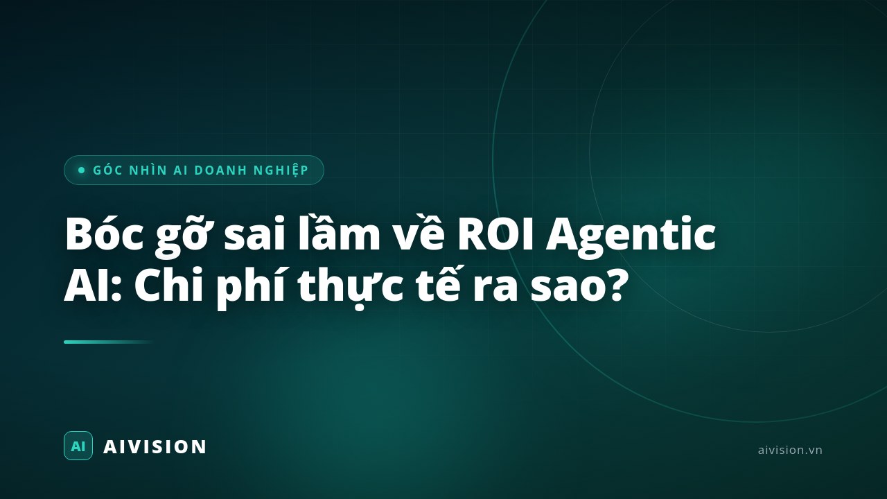 Bóc gỡ sai lầm về ROI Agentic AI: Chi phí thực tế ra sao?