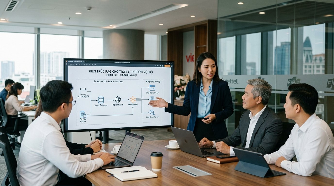 Giải pháp RAG cho Trợ lý tri thức nội bộ: Kiến trúc và Triển khai LLM doanh nghiệp