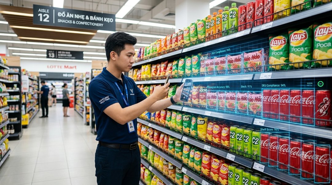 Từ 4 tuần xuống 1 giây: Cuộc cách mạng AI trên kệ hàng FMCG Việt Nam